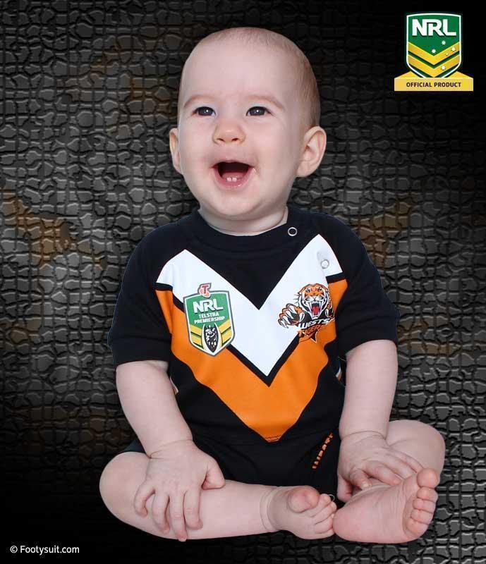 west tigers baby jersey