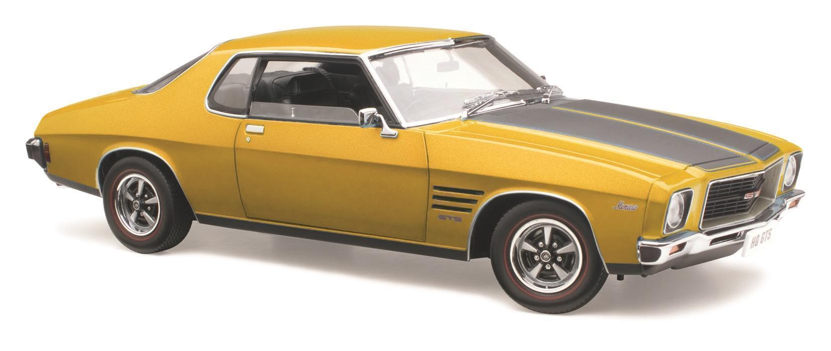 Holden HQ GTS Monaro Mustard 1:18 Die Cast Model Car 
