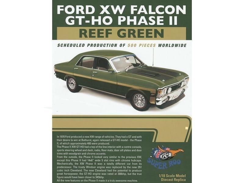  Ford XW Falcon GT-HO Phase II Reef Green Diecast