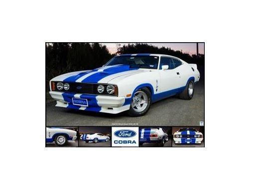 Ford 1978 XC Falcon Cobra Rolled Poster Print Decorative Wall Hanging 610mm x 915mm Slot #9