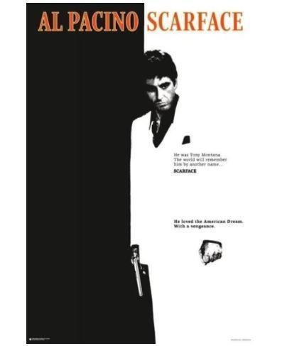 Al Pacino Scarface Rolled Poster Print Decorative Wall Hanging 610mm x 915mm