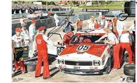 Holden Bathurst Pit Stop Rolled Poster Print Decorative Wall Hanging 610mm x 915mm Slot #45