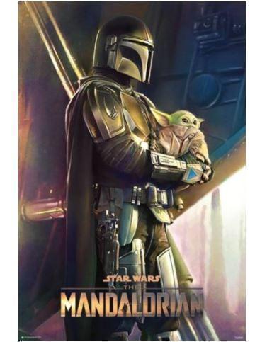 Star Wars The Mandalorian Rolled Poster Print Decorative Wall Hanging 610mm x 915mm