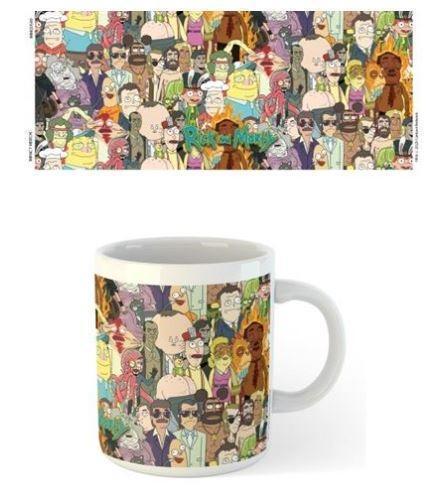 Rick & Morty TV Show Character Design 330ml Coffee Tea Mug Cup