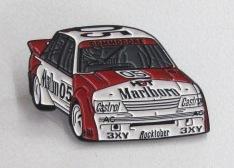 1984 Bathurst Winner Brock / Perkins Holden VK Commodore Pin Badge - NOT FOR SALE
