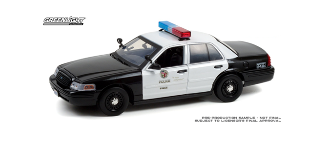 PRE ORDER - 2001 Ford Crown Victoria LAPD Police Interceptor 1:18 Scale Model Car (FULL PRICE $179.99)**