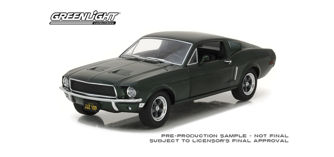 PRE ORDER - 1968 Ford Mustang GT Fastback Highland Green 1:24 Scale Model Car (FULL PRICE $69.99)**