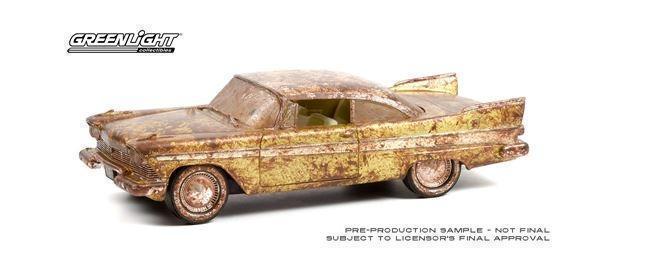 PRE ORDER - 1957 Plymouth Belvedere Unearthing Underground Vault Tulsa, Oklahoma Tulsarama Desert Gold & Sand Dune White 1:24 Scale Model Car (FULL PRICE $69.99)**
