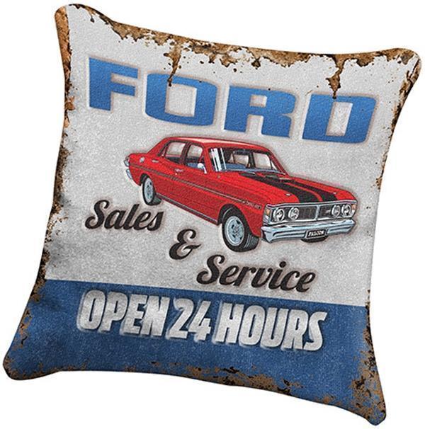 Ford Sales & Service Motoring Open 24 Hours Cushion