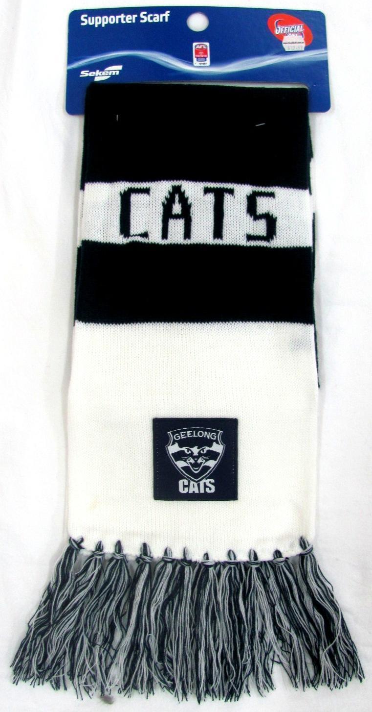 AFL Geelong Cats Patch Bar Scarf