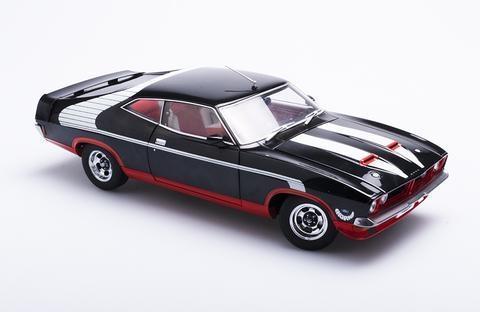 PRE ORDER - Ford XB Falcon Hardtop McLeod "Horn Car" Onyx Black Composite Opening Parts 1:18 Scale Model Car (FULL PRICE $270.00)
