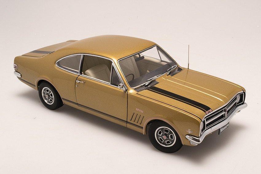 1968 Holden HK Monaro GTS 327 Inca Gold With Parchment Interior Die Cast Model Car 1:18 