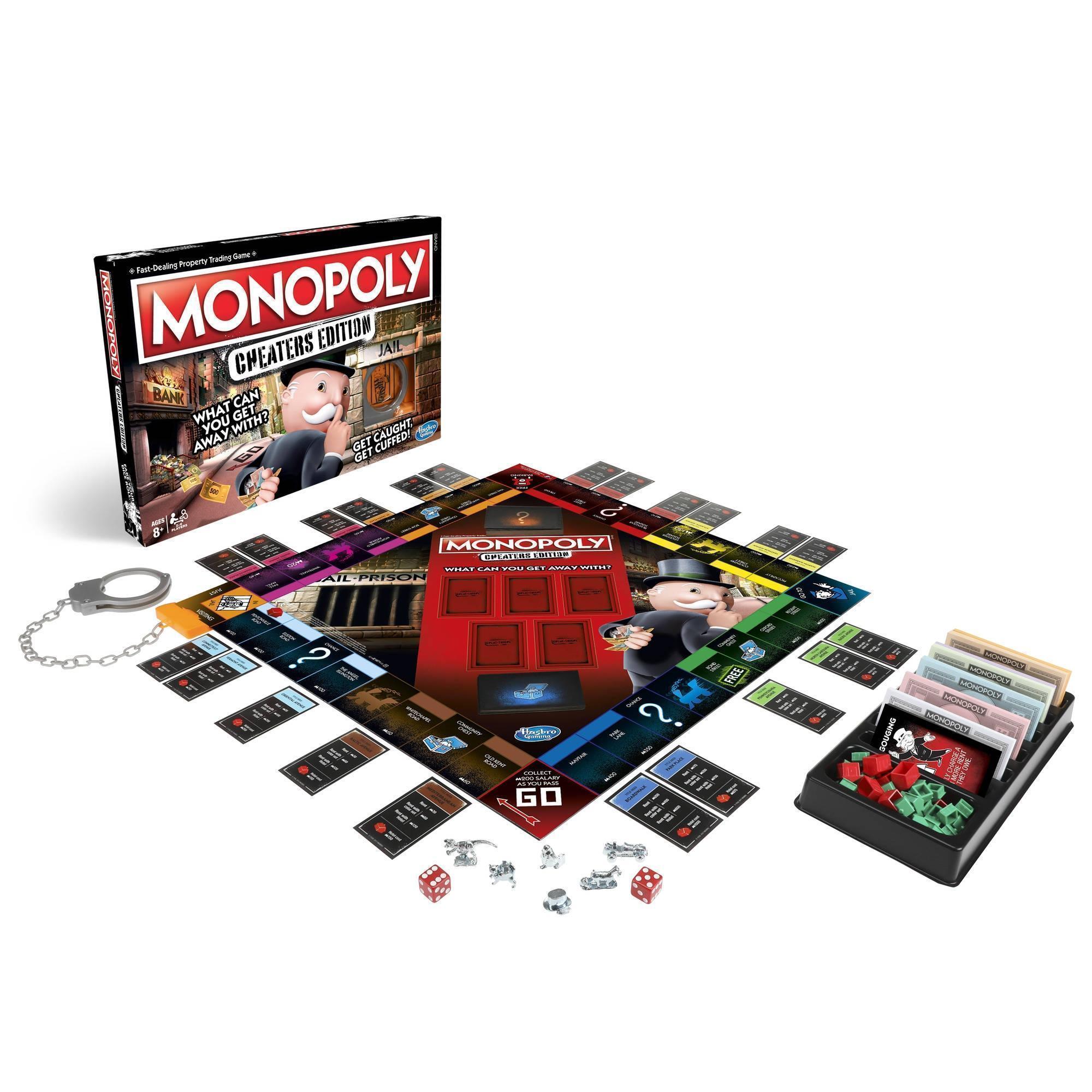 Cheaters Edition Monopoly The Fast Dealing Property Trading Board Game