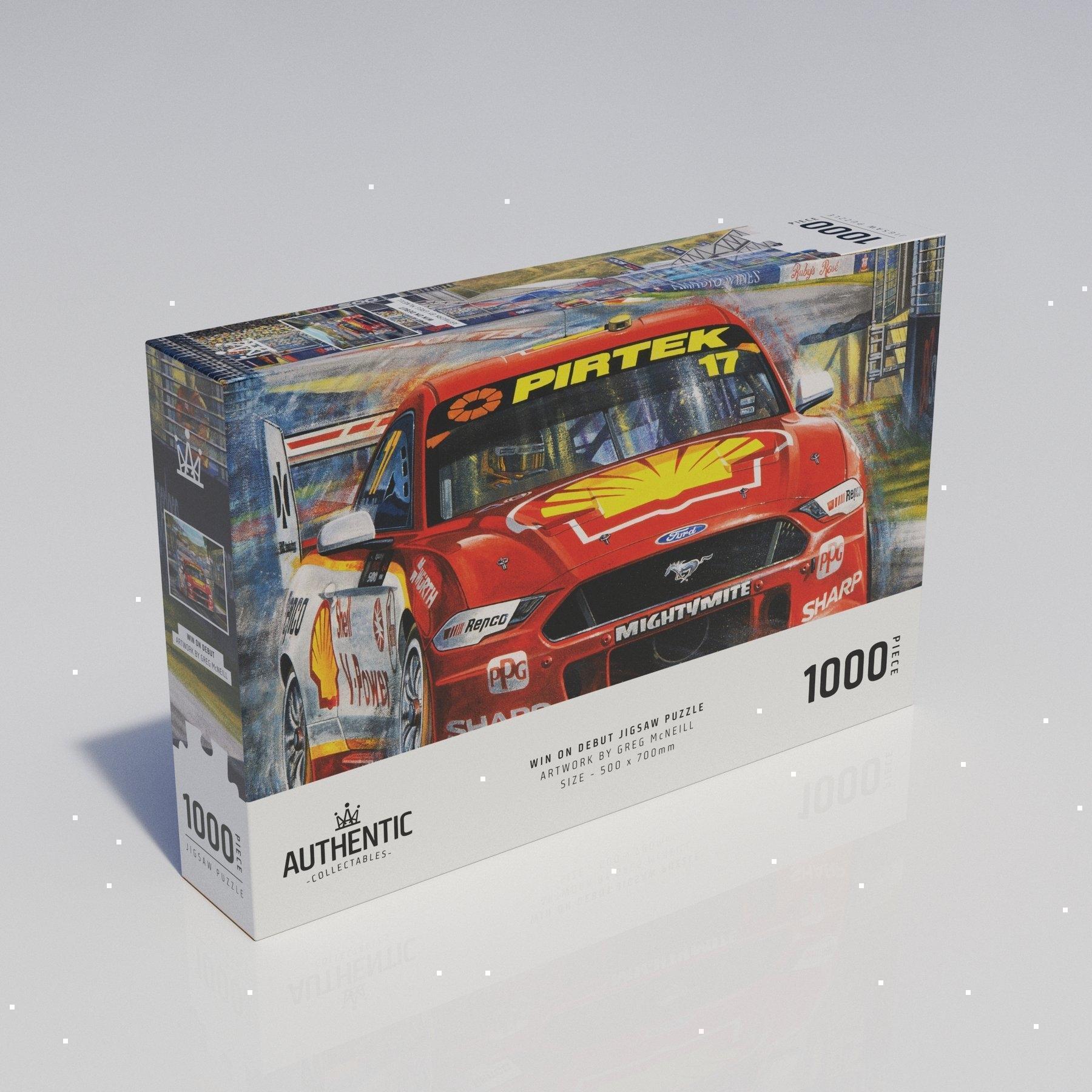 Win On Debut 1000 Piece Jigsaw Puzzle Motorsport Theme By Greg McNeill