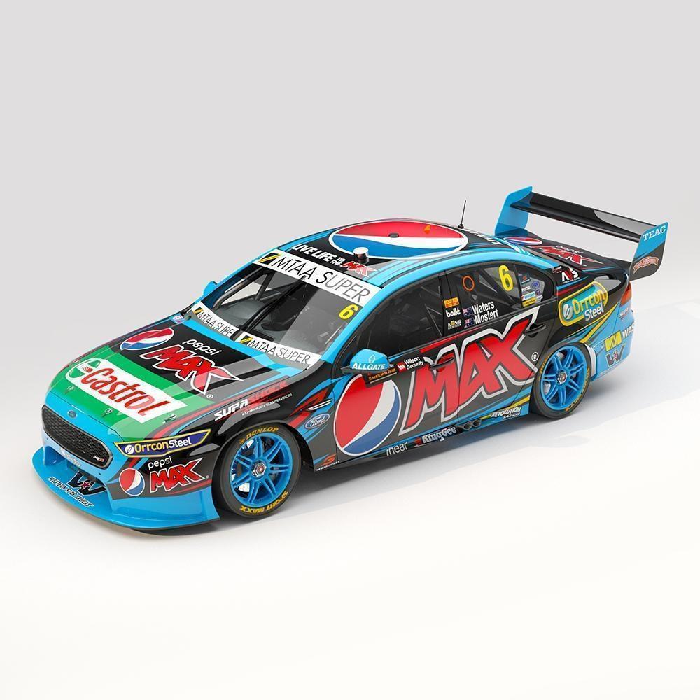 PRE ORDER - 2015 Sandown 500 Runner Up #6 Chaz Mostert/Cameron Waters Prodrive Racing Pepsi Max Ford FGX Falcon Supercar 1:18 Scale Model Car (FULL PRICE - $250.00*)