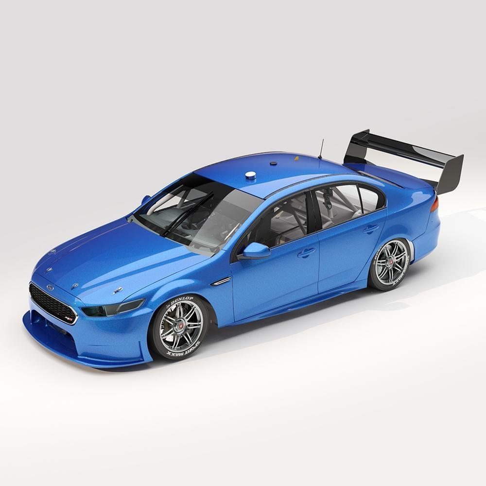 PRE ORDER - Ford FGX Falcon Supercar Kinetic Blue Plain Body Edition 1:18 Scale Model Car (FULL PRICE - $250.00*)