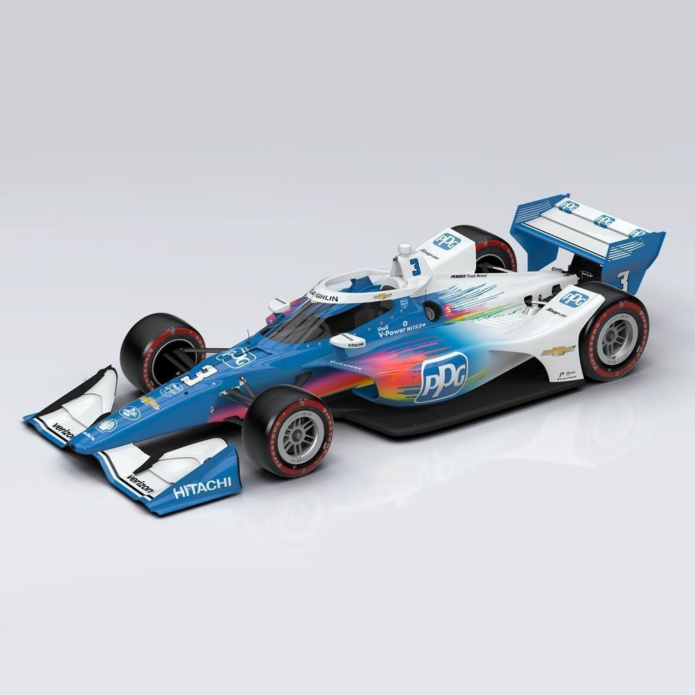 PRE ORDER - 2021 #3 Scott McLaughlin Team Penske PPG NTT IndyCar Series Dallara Chevrolet 1:18 Scale Model Car (FULL PRICE - $149.99*)
