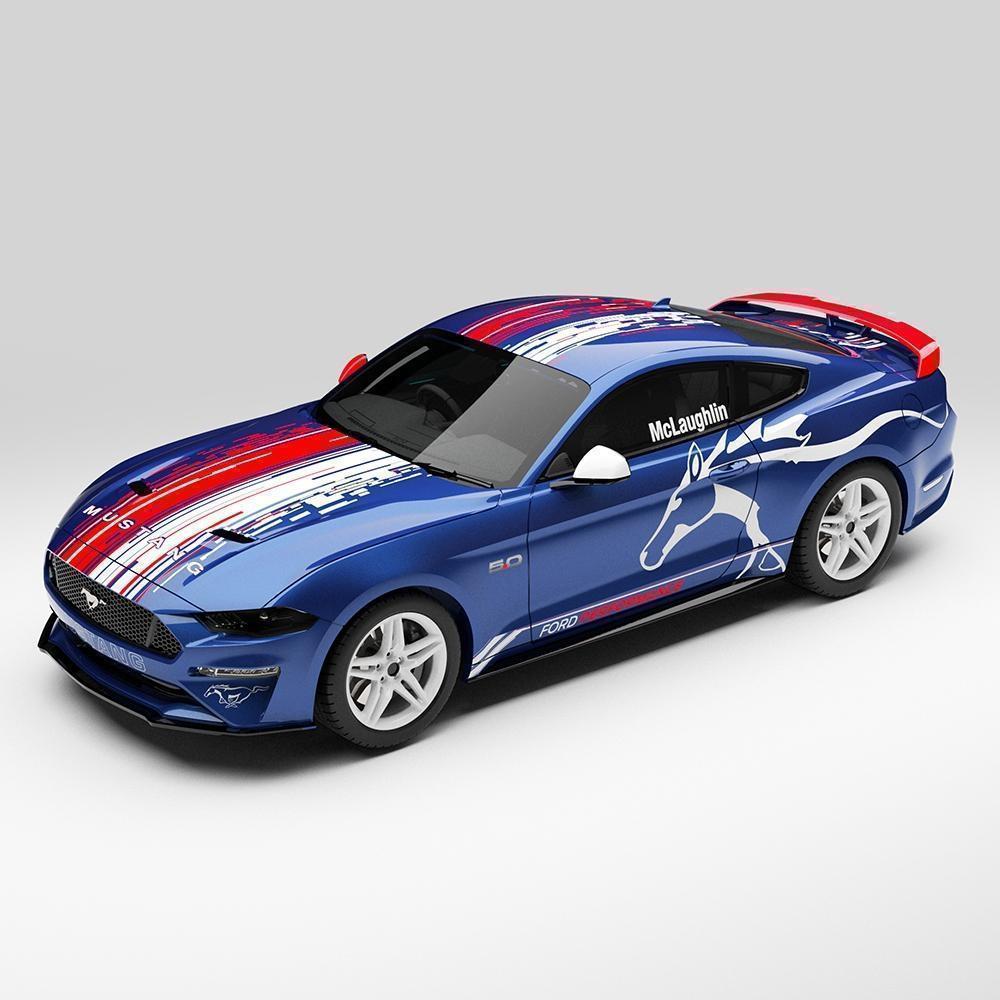 PRE ORDER - 2019 Adelaide 500 Parade of Champions Scott McLaughlin Ford Mustang GT 1:18 Scale Model Car (FULL PRICE - $250.00*)