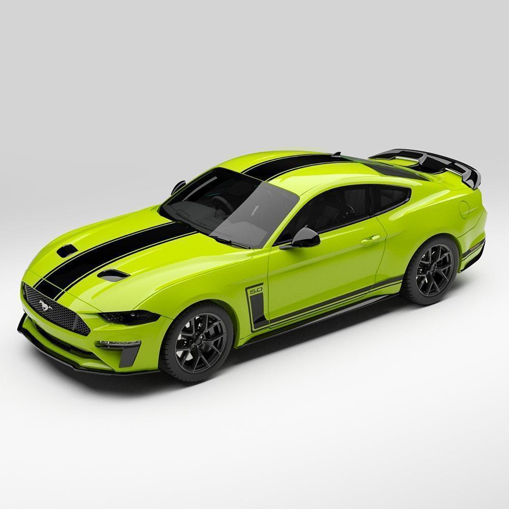 PRE ORDER - Ford Mustang R-Spec Grabber Lime 1:18 Scale Model Car (FULL PRICE - $250.00*)