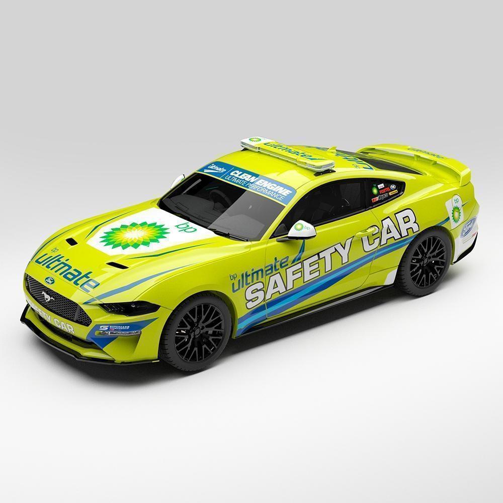 PRE ORDER - 2021 Repco Supercars Championship BP Ultimate Satefy Car Ford Mustang GT 1:18 Scale Model Car (FULL PRICE - $230.00*)