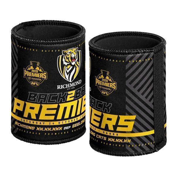 Richmond Tigers AFL Team Back To Back Premiers 2019 & 2020 Can Cooler Stubby Holder