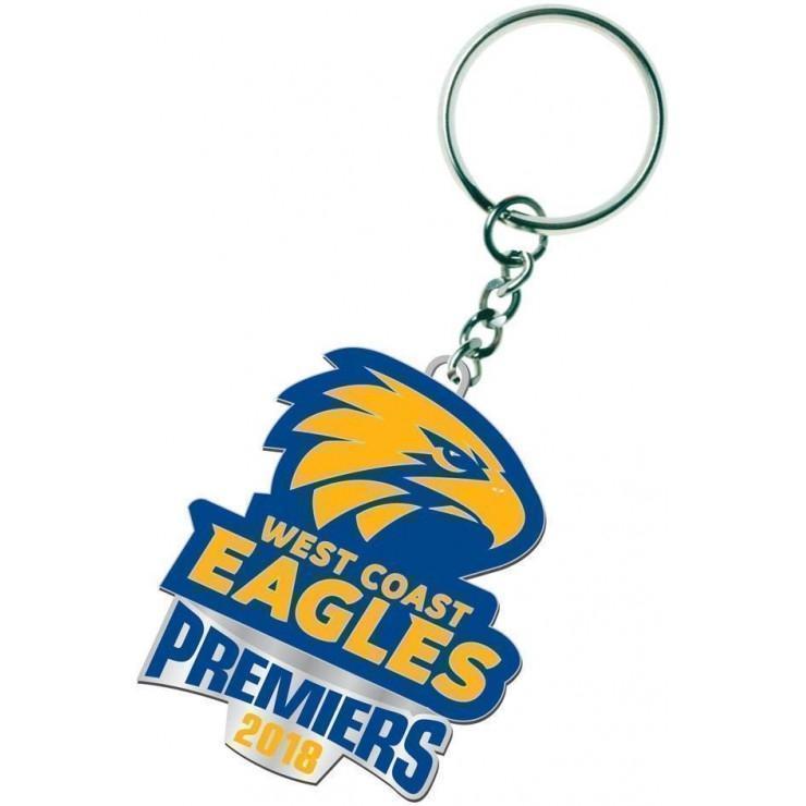 2018 West Coast Eagles Premiers Team Logo Key Ring