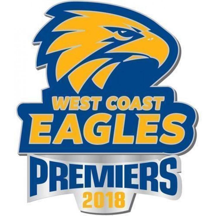 2018 West Coast Eagles Premiers Team Logo Pin Badge Lapel