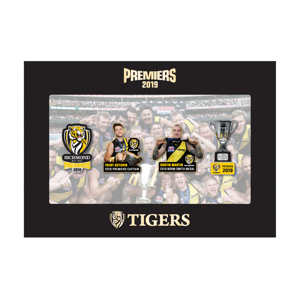 Richmond Tigers 2019 Set Of 4 Boxed Pins 
