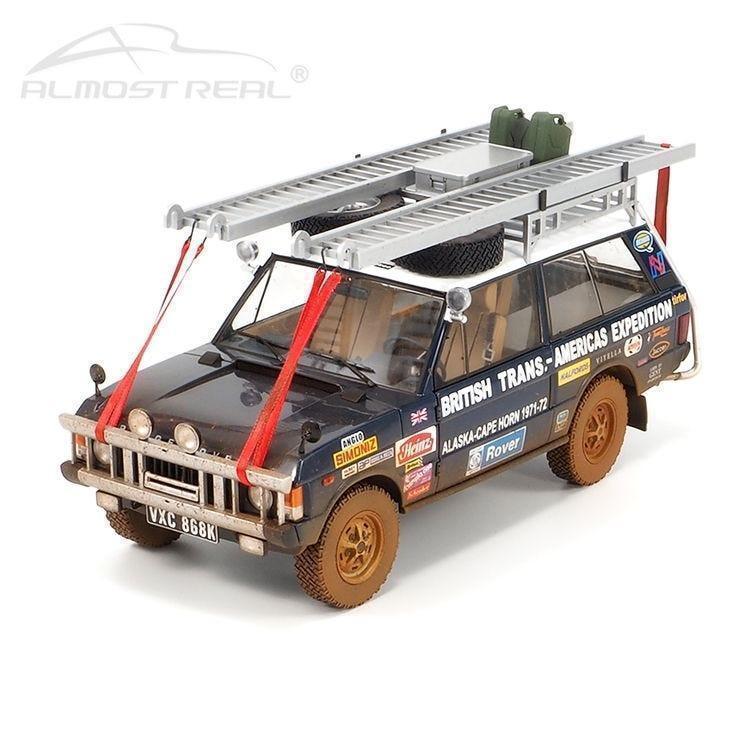 PRE ORDER - 1971/2 British Trans-Americas Expedition Range Rover (Dirty Version) 1:18 Scale Model Car (FULL PRICE - $515.00*)