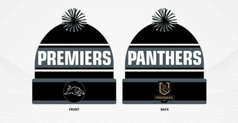 PRE ORDER - Penrith Panthers 2021 NRL Premiers Acrylic Beanie Winter Hat