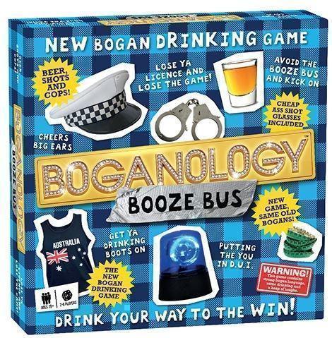 Boganology Booze Bus Drinking Board Game Adults Only