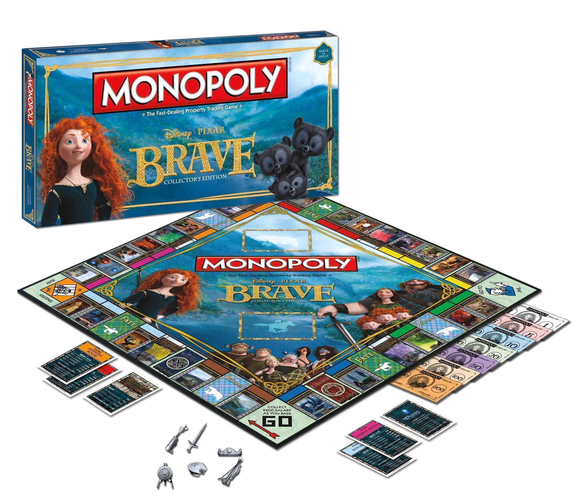 Brave Monopoly The Fast Dealing Property Trading Game Gift Board Collectors