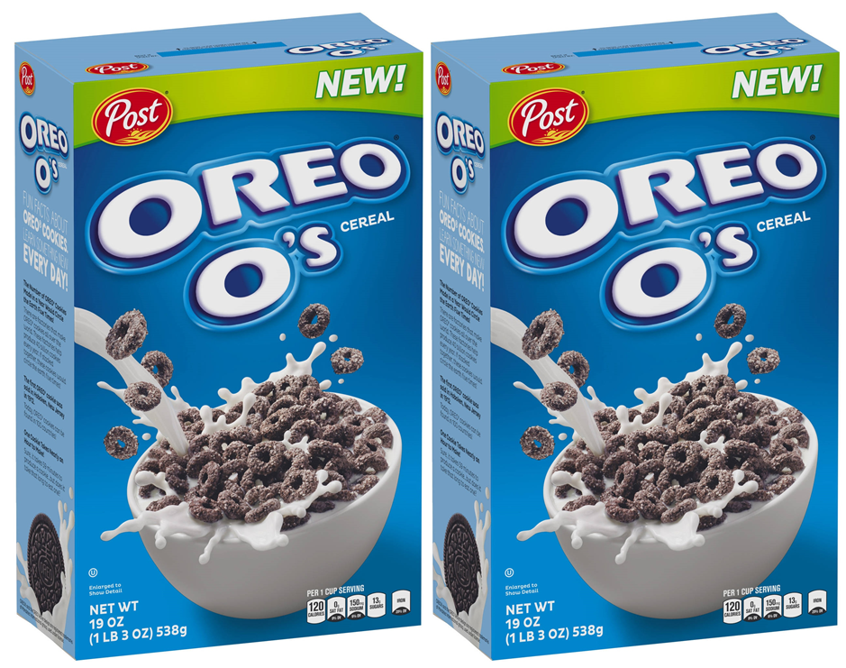 2 x 538g Boxes of Post Oreo O's Cereal
