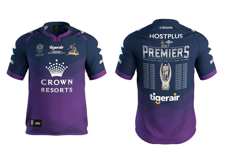 Melbourne Storm Premiers Jersey Over Sized
