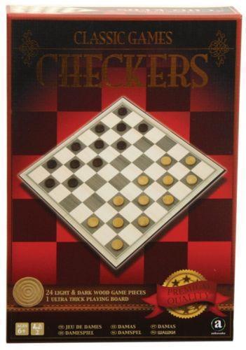 Classic Checkers Board Game