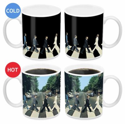 The Beatles Abbey Road Heat Change 330ml Coffee Mug Tea Cup