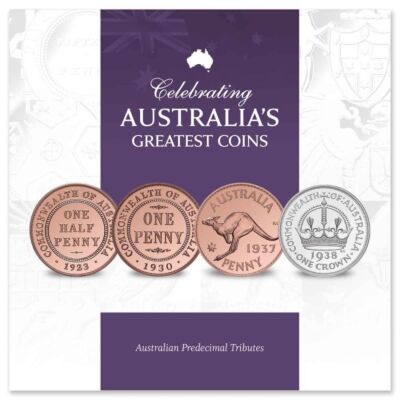 Australia's Greatest Predecimal Rarities Replica Four Coin Set