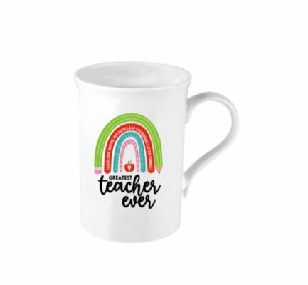 Greatest Teacher Ever 360ml Coffee Tea Mug Cup End Of Year Gift
