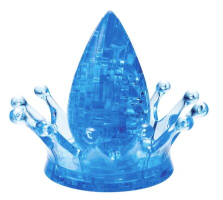 Water Crown Crystal Puzzle 3D Jigsaw 43 Pieces Fun Activity DIY Gift Idea