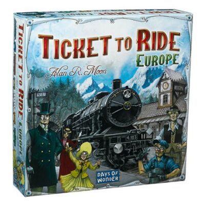 Ticket To Ride Europe Edition The Cross Country Train Adventure Board Game Family Friendly Fun Ages 8+