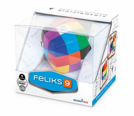Feliks 9 Brain Teaser Logic Strategy Puzzle Cube Game Toy Fun