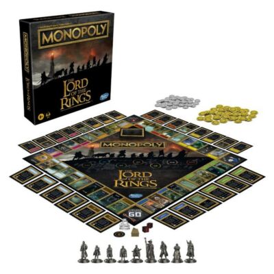 The Lord Of The Rings Edition Monopoly The Fast Dealing Property Trading Board Game Family Friendly Fun