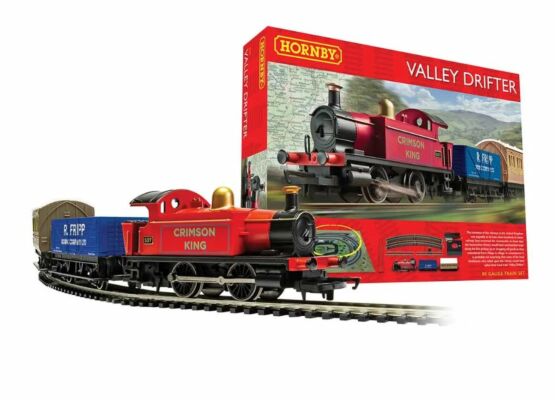 Hornby Valley Drifter Crimson King 00 Gauge Model Train Set