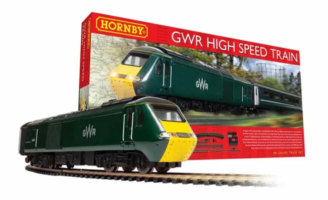 Hornby GWR High Speed 00 Gauge Locomotive Model Train Set