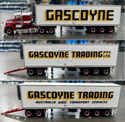 Highway Replicas Gascoyne Pty Ltd Freight Road Train 1:64 Scale Die Cast Model Truck With Additional Freight Trailer