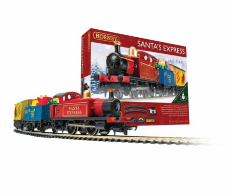 Hornby Santa's Express Christmas 00 Gauge Electric Train Set Model Railway