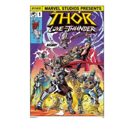 Thor: Love And Thunder Comic Rolled Poster Print Decorative Wall Hanging 610mm x 915mm Slot #20