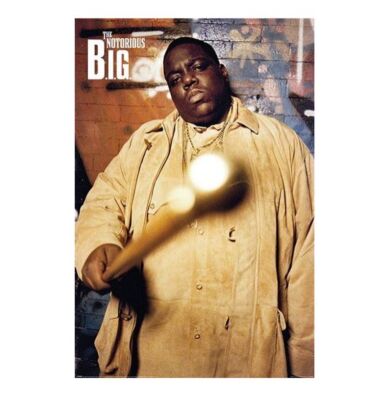 Notorious B.I.G Biggie Smalls Rolled Poster Print Decorative Wall Hanging 610mm x 915mm Slot #34