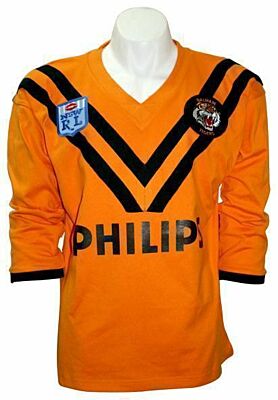 Balmain Tigers Wests NRL 1989 Retro Heritage Replica Mens Jersey