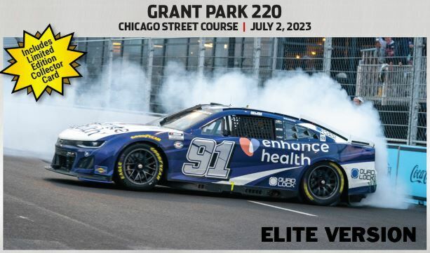 PRE ORDER $50 DEPOSIT - 2023 Shane Van Gisbergen Elite Version Chicago Winner No. 91 Enhance Health Chevrolet Camaro NASCAR Cup Series 1:24 Scale Model
Car (FULL PRICE - $299.99**)